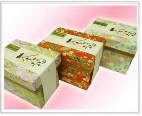 友禅茶箱（上加賀棒ほうじ茶　50g入り）